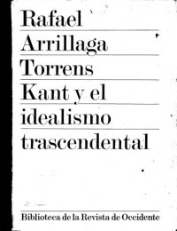 cover of the book Kant y el idealismo trascendental