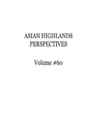 cover of the book ASIAN HIGHLANDS PERSPECTIVES