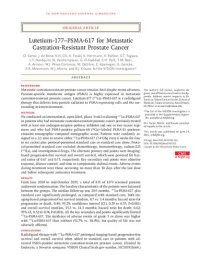 cover of the book Lutetium-177–PSMA-617 for Metastatic Castration-Resistant Prostate Cancer