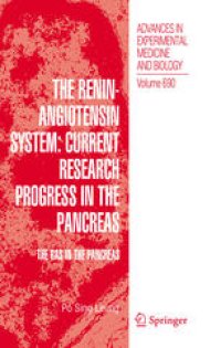 cover of the book The Renin-Angiotensin System: Current Research Progress in The Pancreas: The RAS in the Pancreas