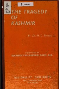 cover of the book The Tragedy of Kashmir