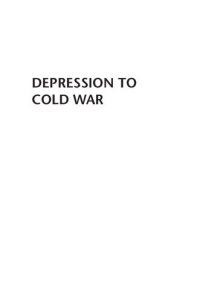 cover of the book Depression to Cold War: A History of America from Herbert Hoover to Ronald Reagan