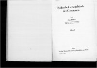 cover of the book Kultische Geheimbünde der Germanen