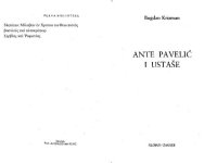 cover of the book Ante Pavelić i Ustaše