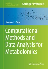 cover of the book Computational Methods and Data Analysis for Metabolomics