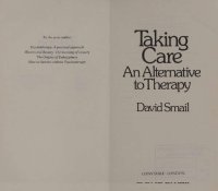 cover of the book Taking Care An Alternative to Therapy