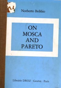 cover of the book On Mosca and Pareto.