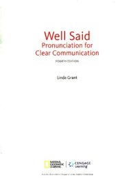 cover of the book Well Said. Pronunciation for Clear Communication. 4th ed