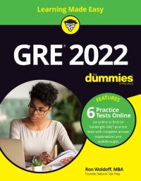 cover of the book GRE 2022 for dummies