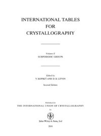 cover of the book International Tables for Crystallography Volume E: Subperiodic groups