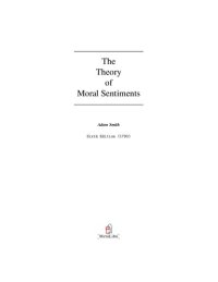 cover of the book The Theory of Moral Sentiments