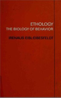 cover of the book Ethology, the biology of behavior