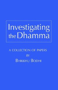 cover of the book Investigating the Dhamma