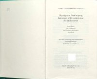 cover of the book Beiträge zur Berichtigung bisheriger Missverständnisse der Philosophen