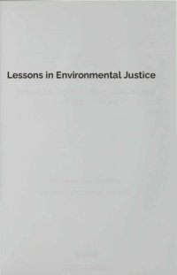 cover of the book Lessons in Environmental Justice: From Civil Rights to Black Lives Matter and Idle No More