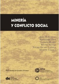 cover of the book Minería y conflicto social