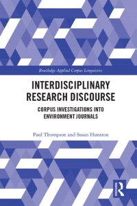 cover of the book Interdisciplinary Research Discourse: Corpus Investigations into Environment Journals