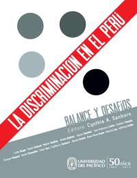 cover of the book La discriminación en el Perú: balance y desafíos