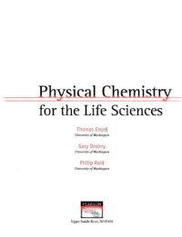 cover of the book Physical Chemistry for the Life Sciences