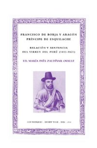 cover of the book Relación y sentencia del virrey del Perú (1615-1621)