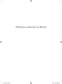 cover of the book Políticas culturais no Brasil