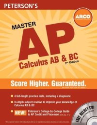 cover of the book Master the AP Calculus AB & BC, 2nd Edition (Peterson's Ap Calculus)