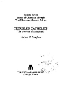 cover of the book Troubled Catholics: The Lessons of Discontent (Basics of Christian Thought)