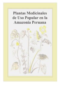 cover of the book Plantas medicinales de uso popular en la Amazonía peruana