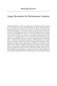 cover of the book Large Deviations for Performance Analysis Queues, Communication and Computing