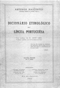 cover of the book Dicionário Etimológico da Língua Portuguesa