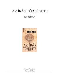 cover of the book Az írás története