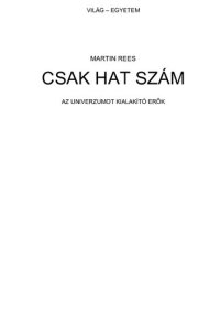 cover of the book Csak hat szám