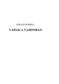 cover of the book Vadak a vadonban