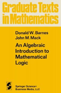 cover of the book An Algebraic Introduction to Mathematical Logic