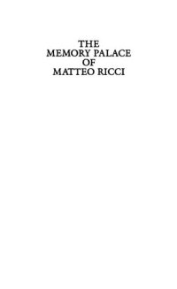 cover of the book The Memory Palace of Matteo Ricci