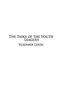 cover of the book The Tasks of the Youth Leagues