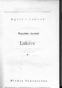 cover of the book Lukács