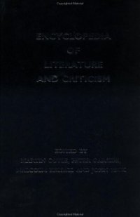 cover of the book Encyclopedia of Literature and Criticism (Routledge Companion Encyclopedias)