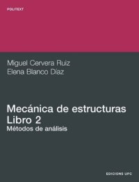 cover of the book Mecánica de estructuras II. Métodos de análisis (Spanish Edition)