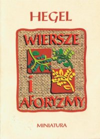 cover of the book Wiersze i aforyzmy