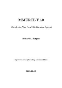 cover of the book Developing your own 32-bit operating system