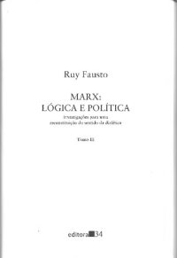 cover of the book Marx: Lógica e política