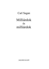 cover of the book Milliárdok és milliárdok