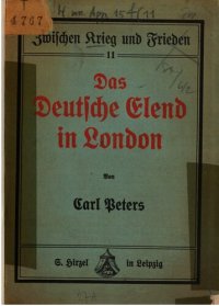 cover of the book Das Deutsche Elend in London