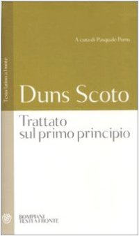 cover of the book Trattato sul primo principio. Testo latino a fronte