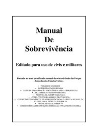 cover of the book Manual de Sobrevivência editado para civis e militares