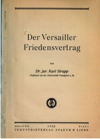 cover of the book Der Versailler Friedensvertrag