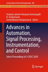 cover of the book Advances in Automation, Signal Processing, Instrumentation, and Control: Select Proceedings of i-CASIC 2020