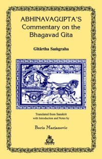 cover of the book Abhinavagupta's Commentary on the Bhagavad-Gita