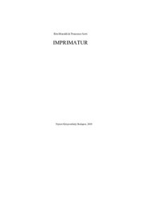 cover of the book Imprimatur